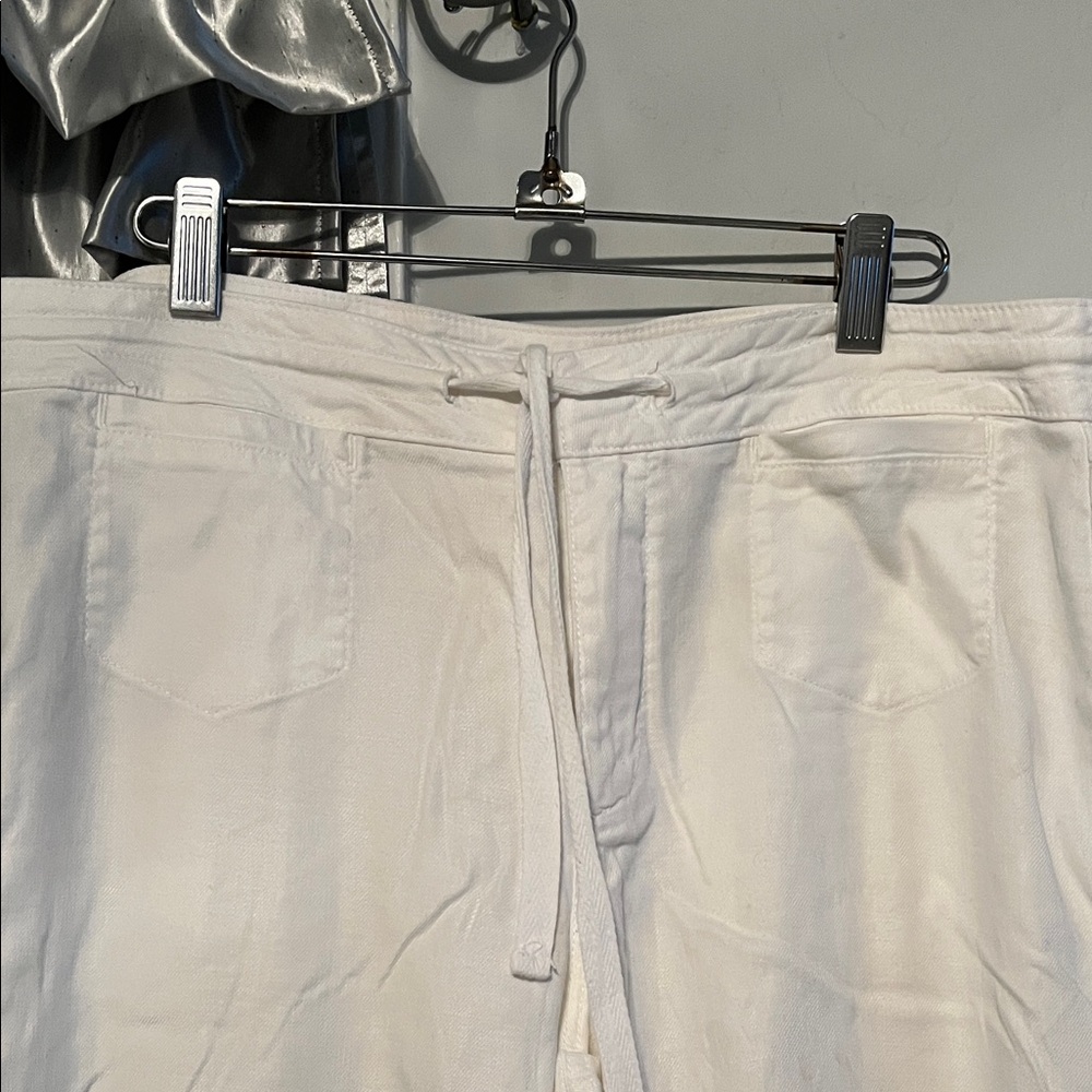 Level 99 White Drawstring Chinos - Picture 2 of 9